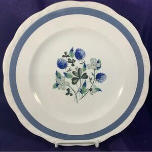 Alfred Meakin BLUE CLOVER Dinner Plate 10”